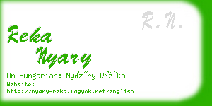 reka nyary business card